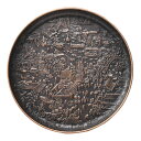 古銅杯托(清明上河図) 径80×高12mm