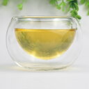 双層中碗 200ml(満水300ml)(耐熱ガラスの中国茶器 ティーカップ 茶杯 品茗杯)