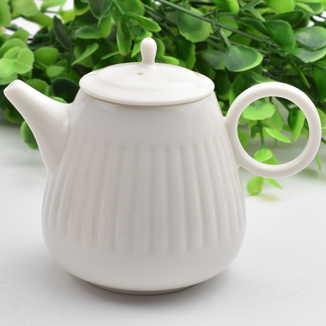 樂天商城 - 白磁の中国茶壺 急須　品趣壺 120ml（満水160ml）