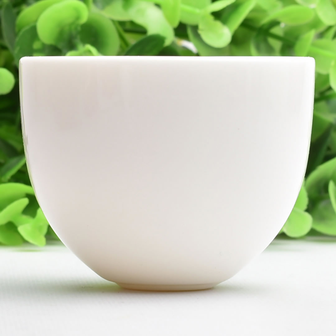乐天商城 - 不倒杯 40ml（満水65ml）中国白磁茶杯