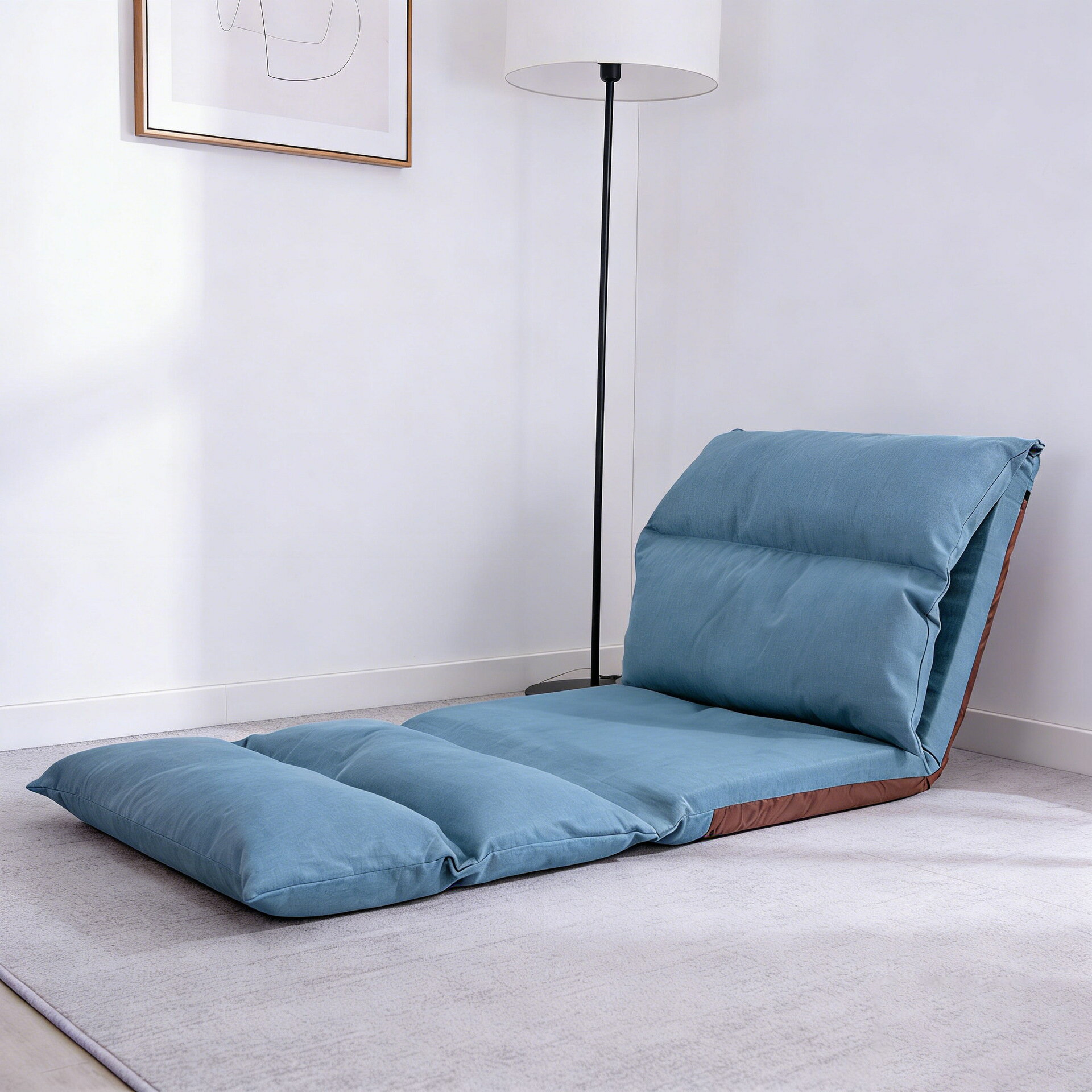 Legless Chairs - 座椅子 リクライニング 畳 折りたたみ 調節可能 コンパクト 軽量 Lazy sofa ファスナー付き 着脱簡単 洗える おしゃれ 窓辺・フロア・バルコニー・リビングに最適 リラックス用 レジャー リラックス 新居 ギフト