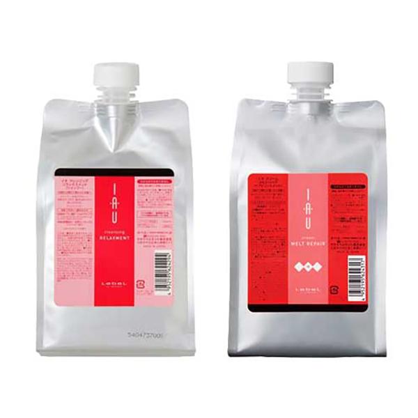 [あす楽/ 送料無料/ 正規販売店] ルベル イオ クレンジング リラックスメント シャンプー 1000ml＆イオ クリーム シルキーリペア トリートメント1000ml