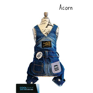 ワンマイルウォーキーズ 1 mile walkies エイコーン Acorn Overall【犬服 小型犬 ウエア ロンパース カバーオール つなぎ パンツ カジュアル】