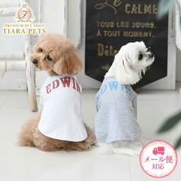 エドウィン EDWIN ビッグロゴTシャツ【小型犬 犬服 クール加工 ウエア トップス Tシャツ カットソー セレブ】