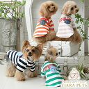 エドウイン EDWIN デニムポケットボーダーTシャツ【小型犬 犬服 ウエア トップス Tシャツ カジュアル】