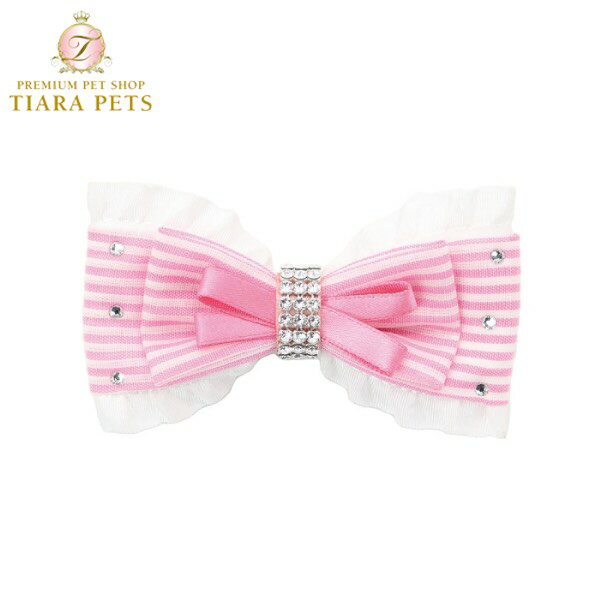 楽天TIARA PETS★予約商品4月中旬入荷★リュクスバーディ Luxe birdie エマーブルバレッタ【小型犬 アクセサリー バレッタ ヘアピン セレブ】 送料無料