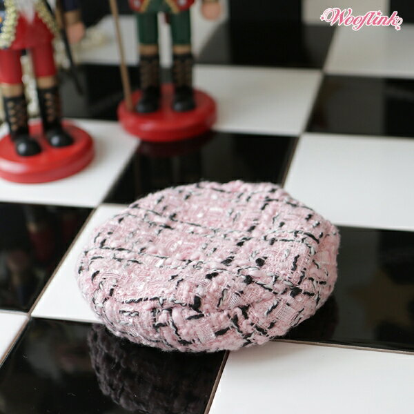 ウーフリンク WOOFLINK TWEED BERET【小型犬 犬服 ウエア 帽子 セレブ】