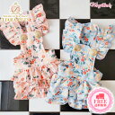 ウーフリンク WOOFLINK BLOOMING FLOWERS ♥ DRESS【小型犬 犬服 ウエア スカート ドレス ワンピース セレブ】 送料...