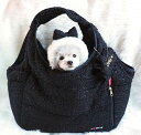 オッティ Otty ×ROOTOTE(ルートート)コラボ・キャリーバッグ(ツイードブラック)【小型犬 犬用 ペット キャリーバッグ セレブ】 送料無料