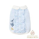 きゃんナナ CanNana アリスストライプシャツ 1162【小型犬 犬服 ウエア トップス シャツ ブラウス】