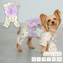 クレイジーブー CRAZYBOO アサガオ柄甚平【犬服 小型犬 ウエア 甚平 セレブ】
