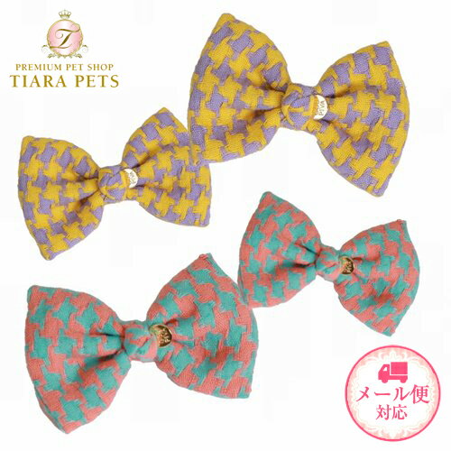 ゴッドピヴァ GODPIVA Hound Toothバレッタ(SMALL)【小型犬 アクセサリー バレッタ ヘアピン ヘアーアクセサリー セレブ】