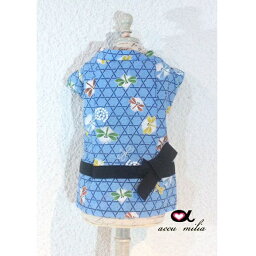 アキュミリア accu milia 浴衣風トップス(XS/SS/S)【犬服 小型犬 ウエア セレブ トップス カットソー】 送料無料