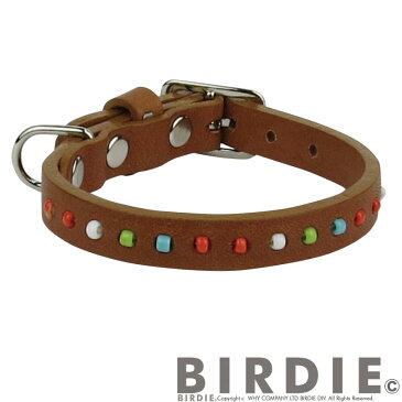 バーディ BIRDIE カラフルビーズカラー(サイズ18)【超小型犬 犬用 猫用 ペット 首輪 カラー カジュアル】