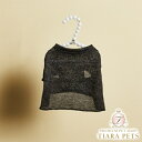 【0のつく日はポイント5倍!!&各種クーポン発行中!!】ルイスドッグ louisdog Black Glitter T-Shirt【小型犬 犬服 トップス Tシャツ セレブ】