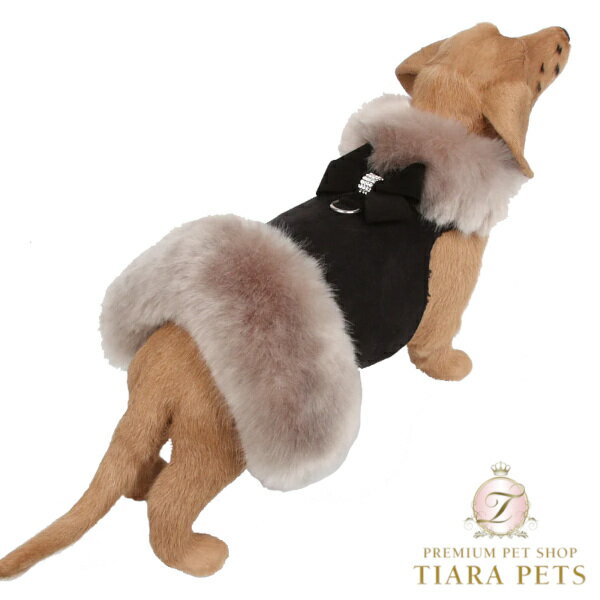 スーザンランシー Susan Lanci DESIGNS Nouveau Bow Soft Silver Fox Fur Coat 受注生産【小型犬 犬用 ハー...