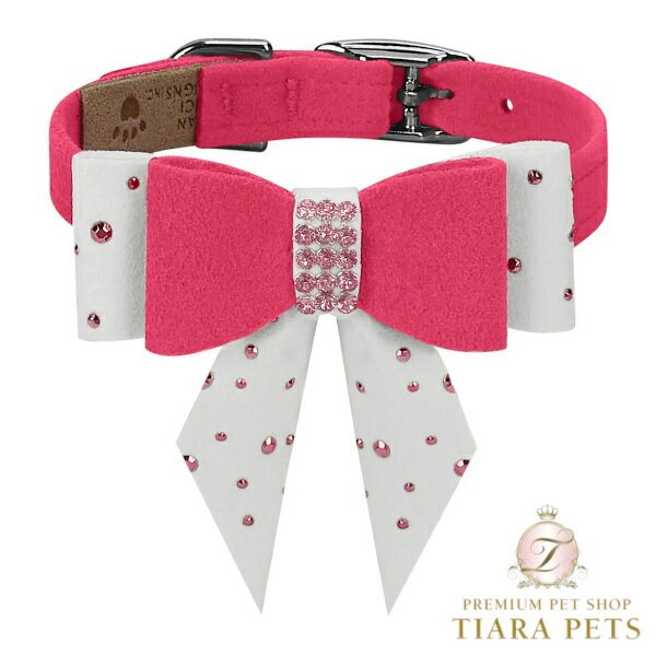 󥷡 Susan Lanci DESIGNS Pink is Love Double Tail Bow Collar ...