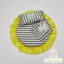 ルイスドッグ louisdog Linen Breeze Rug/Linen Grove【小型犬 犬服 ラグ マット セレブ】