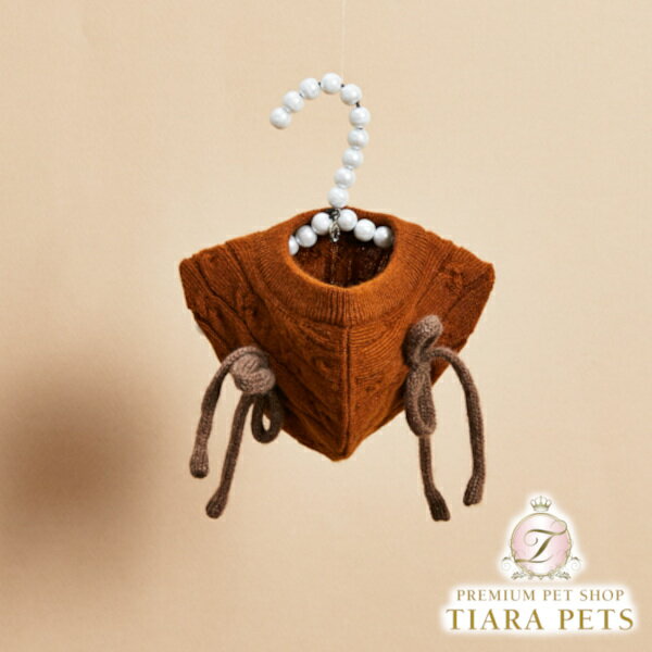 ルイスドッグ louisdog Mocha Mousse Cashmere Balaclava【小型犬 犬用 帽子 被り物 防寒 防風 セレブ】