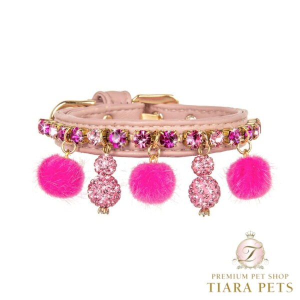 フォーペッツオンリー For Pets Only Hot Pink Game Collar【小型犬用 犬用 カラー 首輪 お散歩 セレブ】