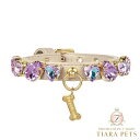 フォーペッツオンリー For Pets Only Lilac Candy Diamond Collar【小型犬用 犬用 カラー 首輪 お散歩 セレブ】