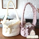 【18日限定ポイント3倍!!】ルル・ドヌフ LouLou29 ★軽量★ ワッシャーサテン スリングBAG【小型犬 犬用 スリング バック セレブ】