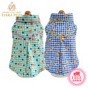 サーカスサーカス circus circus ギンガムベアシャツ(CCW-0246) M・L【小型犬 犬服 ウエア トップス シャツ セレブ】 送料無料