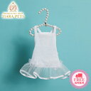 ルイスドッグ louisdog White Tank Top/TUTU【小型犬 犬服 ウエア トップス タンク セレブ】 送料無料