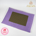 ルイスドッグ louisdog Purple Square Rug【小型犬 ベッド ラグ マット セレブ】 送料無料