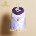 楽天TIARA PETSルイスドッグ louisdog Walking Jacket/Shine Purple【犬服 小型犬 ウエア アウター 上着 ジャケット コート セレブ】送料無料