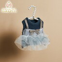 ルイスドッグ louisdog Navy Sleeveless TUTU【小型犬 犬服 ウエア ワンピース ドレス ニット セレブ】送料無料