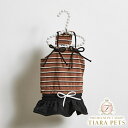 【0のつく日はポイント5倍&各種クーポン発行中】ルイスドッグ louisdog Chocolat Dress【小型犬 犬服 ワンピース ドレス セレブ】