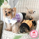 【4月20日ポイント5倍!!】アナ スイ ANNA SUI チェック柄ビスチェドッキングTシャツ(ショート丈)【小型犬 犬服 ウエア トップス Tシャツ カット...