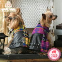 アナ スイ ANNA SUI チェック柄フェイクレザーワンピース【小型犬 犬服 ウエア ワンピース ドレス セレブ】 送料無料