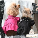 アナ スイ ANNA SUI バラ刺繍ティアードワンピース【小型犬 犬服 ワンピース セレブ】