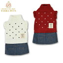【0のつく日はポイント5倍!!&各種クーポン発行中!!】ティノティート TINOTITO ハート柄ニットワンピ(XL/XXL)【小型犬 犬服 ウエア ワンピース...