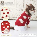 ティノティート TINOTITO ハート柄ニット【小型犬 犬服 トップス ニット カジュアル】