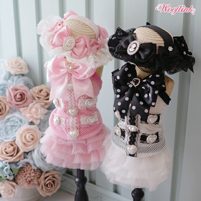 ウーフリンク WOOFLINK FIRST DATE【小型犬 犬服 トップス タンクトップ ノースリーブ セレブ】