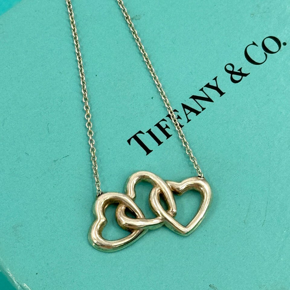 Rakuten - 【中古】TIFFANY ネックレス トリプルハート 925 SV