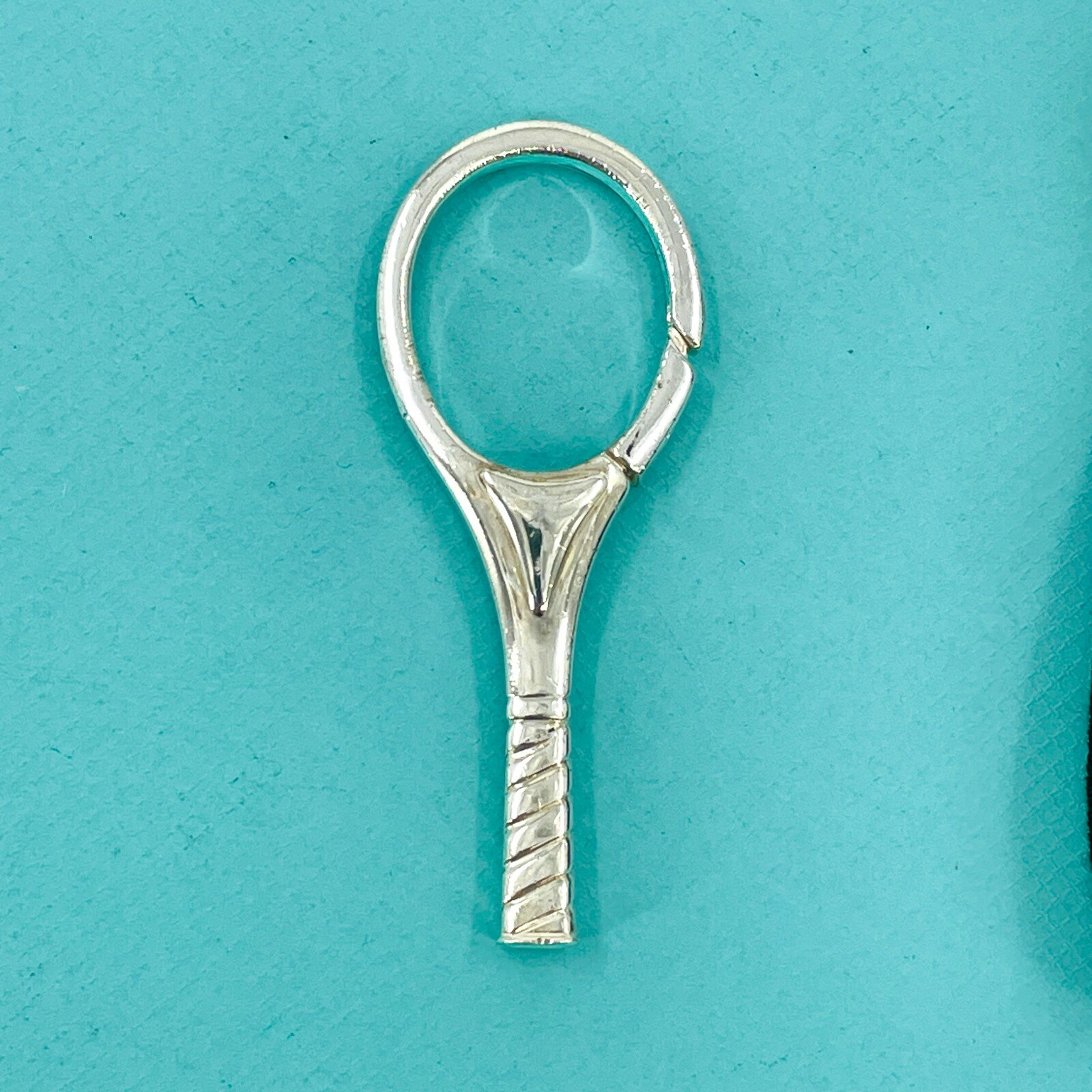 Rakuten - 【中古】TIFFANY テニスラケット キーリング SV925