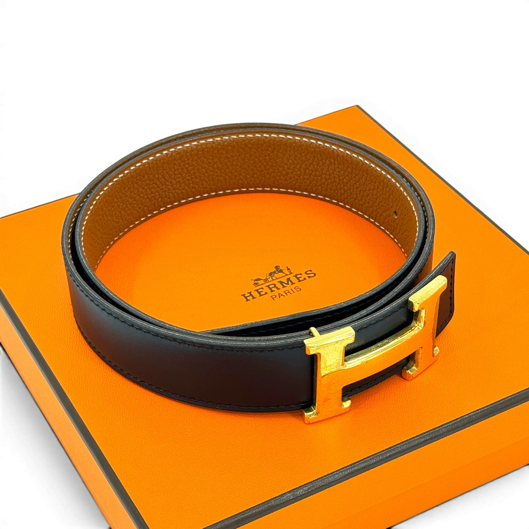 HERMES - 【中古】HERMES Hベルト コンスタンス リバーシブル レザー