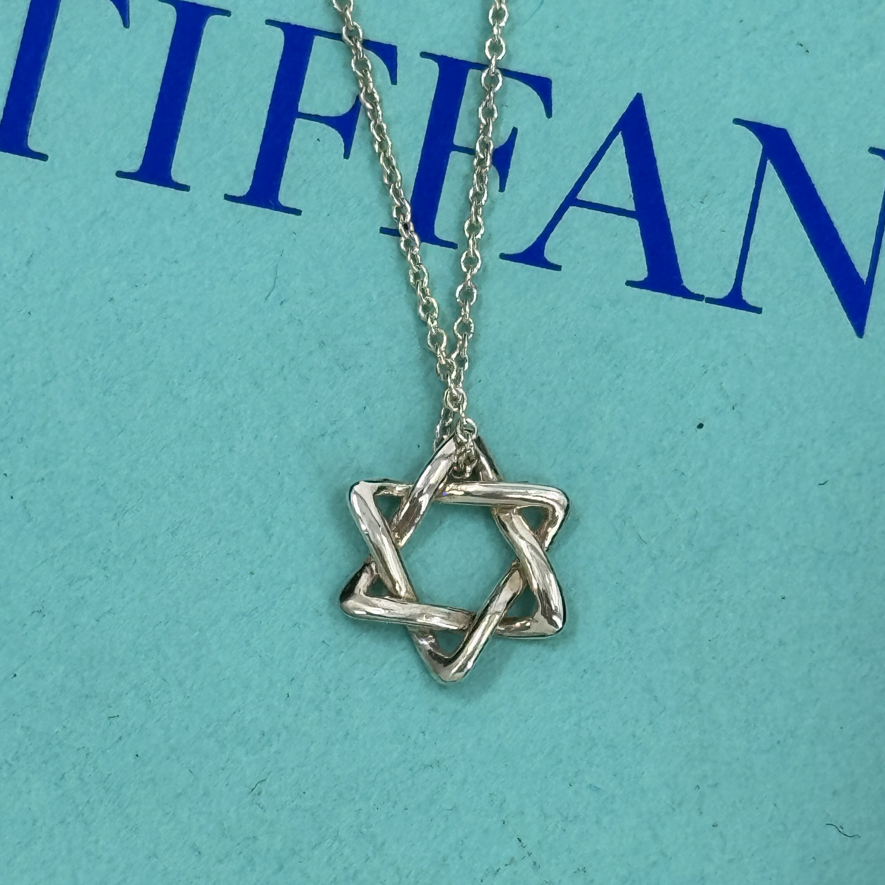 乐天商城 - 【中古】TIFFANY スター ダビデ ペンダント ネックレス SV925