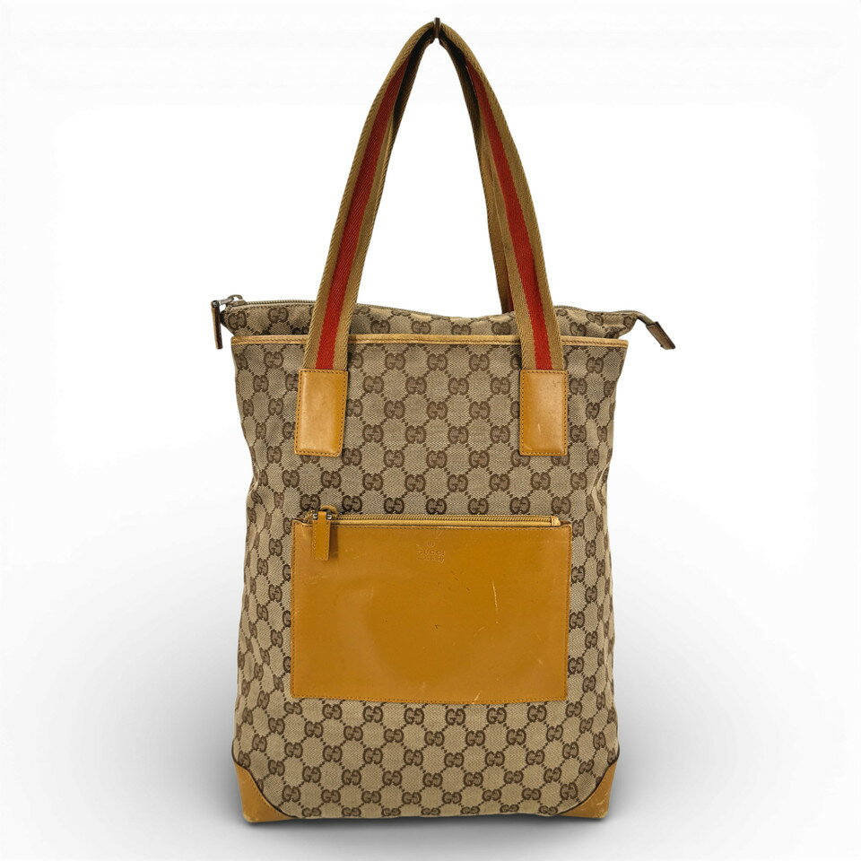 樂天商城 - 【中古】GUCCI GGキャンバス ベージュ ショルダーバッグ