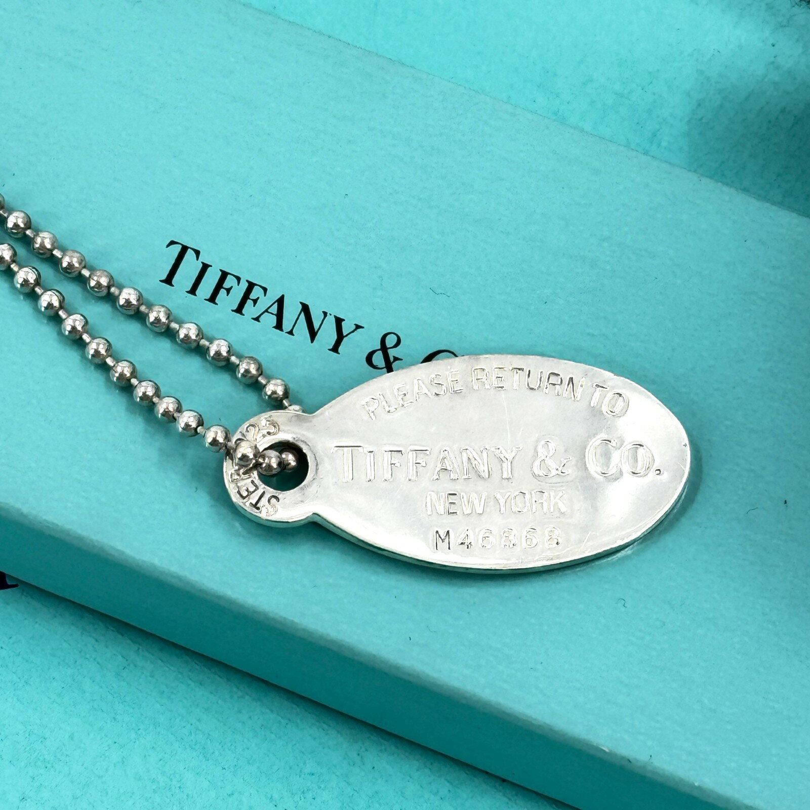 Rakuten - 【中古】TIFFANY ネックレス リターントゥ オーバルタグ SV925
