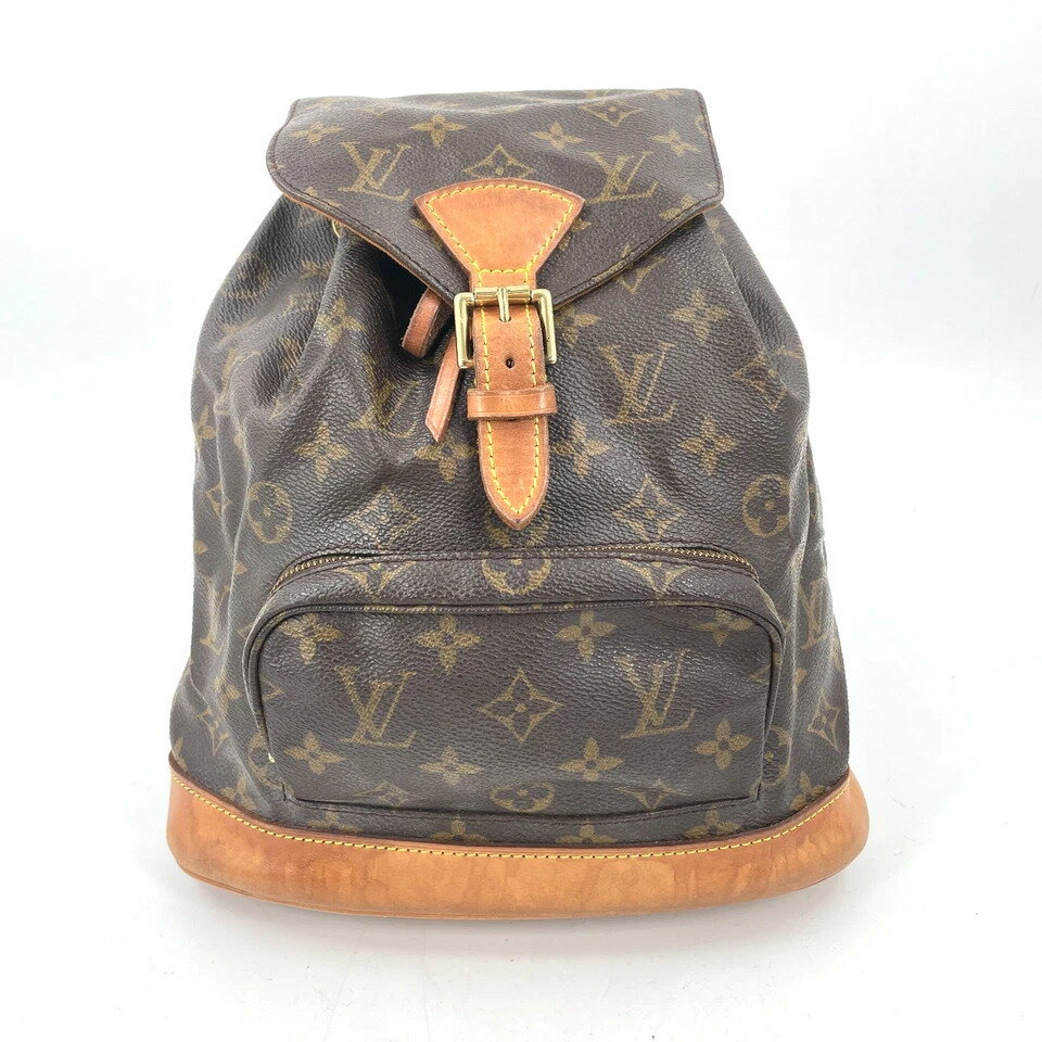 【中古】LOUIS VUITTON モノグラム モンツーリス MM M51136 レディース バックパック