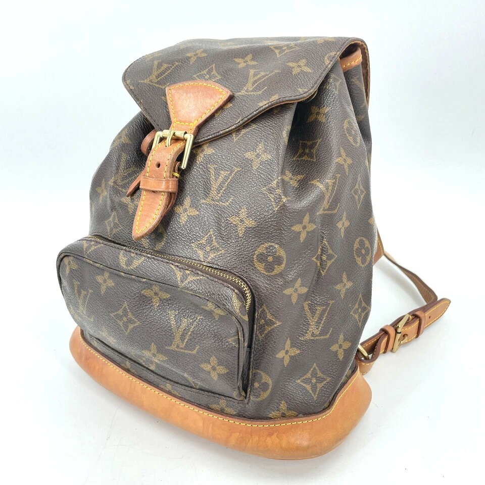 【中古】LOUIS VUITTON モノグラム モンツーリス MM M51136 レディース バックパック