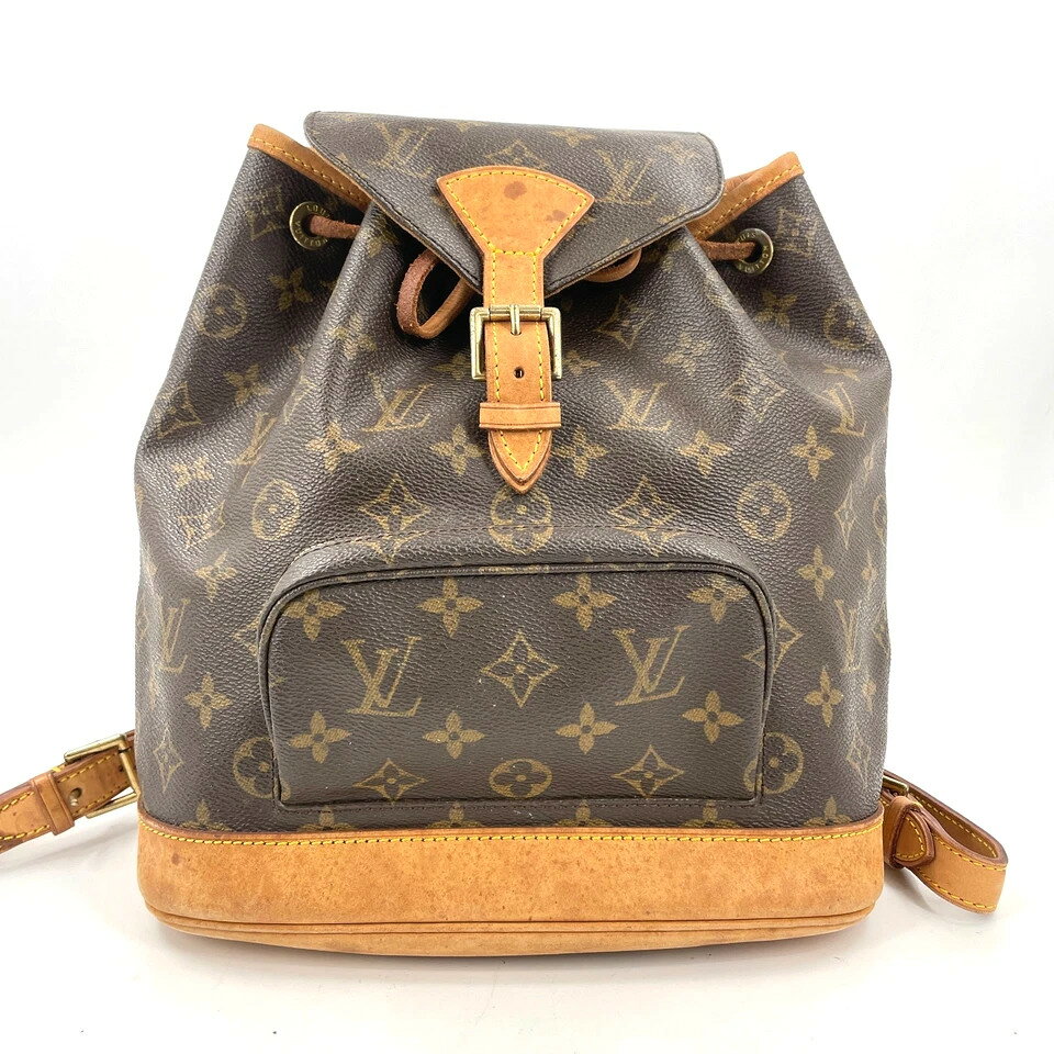 【中古】LOUIS VUITTON モノグラム モンスリ MM M51136 レディース バックパック