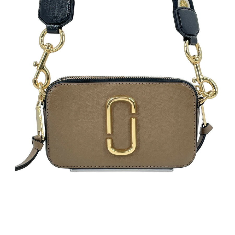 樂天商城 - 【中古】美品 Marc Jacobs マークジェイコブス スナップショット ショルダーバッグ 斜め掛け レザー ストライプストラップ レディース