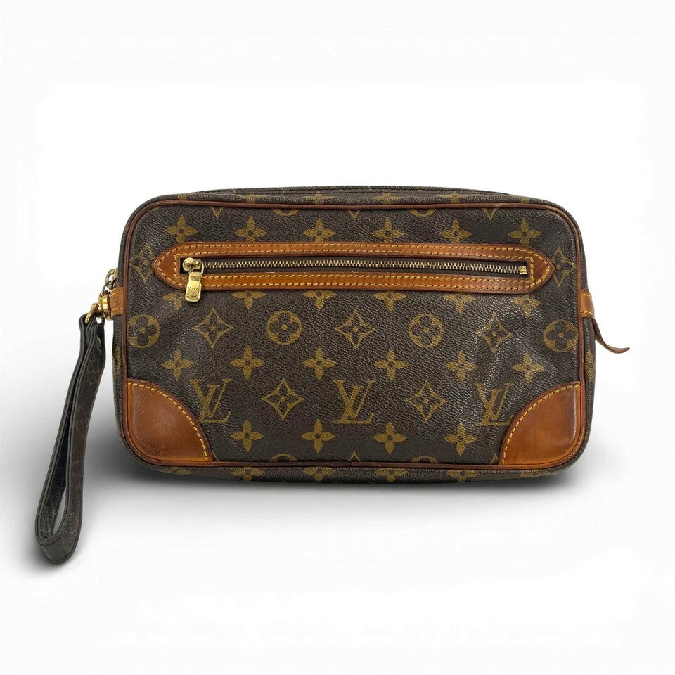 Under Arm Handbags, Pouches - 【中古】LOUIS VUITTON マルリー ドラゴンヌ PM M51827 クラッチバッグ