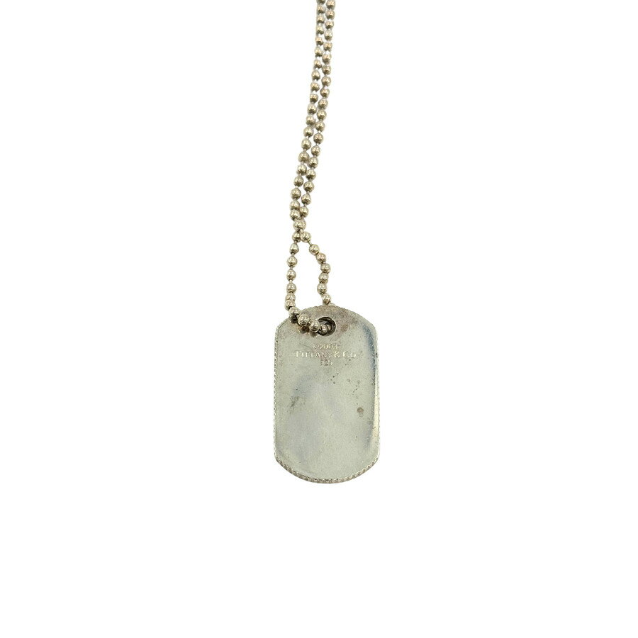 Rakuten - 【中古】TIFFANY ドッグタグ ネックレス